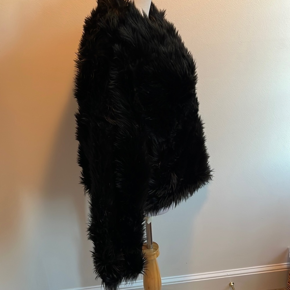 Free People- All Night Faux Fur Jacket Size Large NWT - Picture 6 of 15